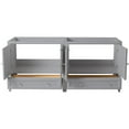thumbnail image 3 of Fresca Oxford 71" Gray Traditional Double Sink Bathroom Cabinets, 3 of 4