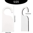 thumbnail image 2 of 2 Pack Blank Door Hanger Sublimation Door Hanger Sign Unfinished Wooden Dye Heat Press Door Knob Signs for DIY Craft Home Office Hotel Meeting Session, 2 of 7