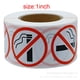 thumbnail image 2 of Señal de no fumar. Signo de cigarrillos prohibidos. Adhesivo Prohibido Fumar, Super oferta 1000 unidades, 2 of 5