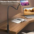 thumbnail image 4 of Soporte universal para teléfono y tablet con brazo flexible de cuello de ganso, para mesita de noche y escritorio, 4 of 5
