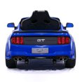 thumbnail image 4 of Ford Mustang GT Kids 24V Electric Ride-On Car w R/C Parental Control Remote, LED Foam wheels + Underbody LED Kit, MP3 + Wireless Music Streaming, Car Cover, Vegan Leather Seat, 4 of 10