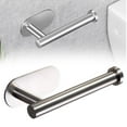 thumbnail image 4 of HmNPlay Rack,Storage Rack Modern Stainless Toilet Paper Holder Brushed Bathroom Tissue Roll Stand With Shelf & Rustproof For Home/ (Easy Install), 4 of 9