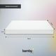 thumbnail image 3 of Colchon Cuna Bebe Impermeable Memory 140x95x15 Extra Large blanco Estandar, 3 of 6