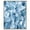Silver Frame, variant on Crystal Cubes Canvas Print Blue Abstract Art by Art Remedy, Gallery Wrapped, 16 x 20