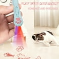 thumbnail image 6 of BESTSKY Cat Laser Pointer Toy with 3 Modes & 5 Light Patterns, USB-Rechargeable lazer pointer for cat for Fun Indoor Interaction, Cat Gifts for Households with Cats, Blue, 6 of 7