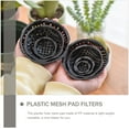 thumbnail image 3 of Supvox 20Pcs Black Plastic Flower Pot Hole Mesh Pads Breathable Drainage Gaskets for Home Gardening, 3 of 6
