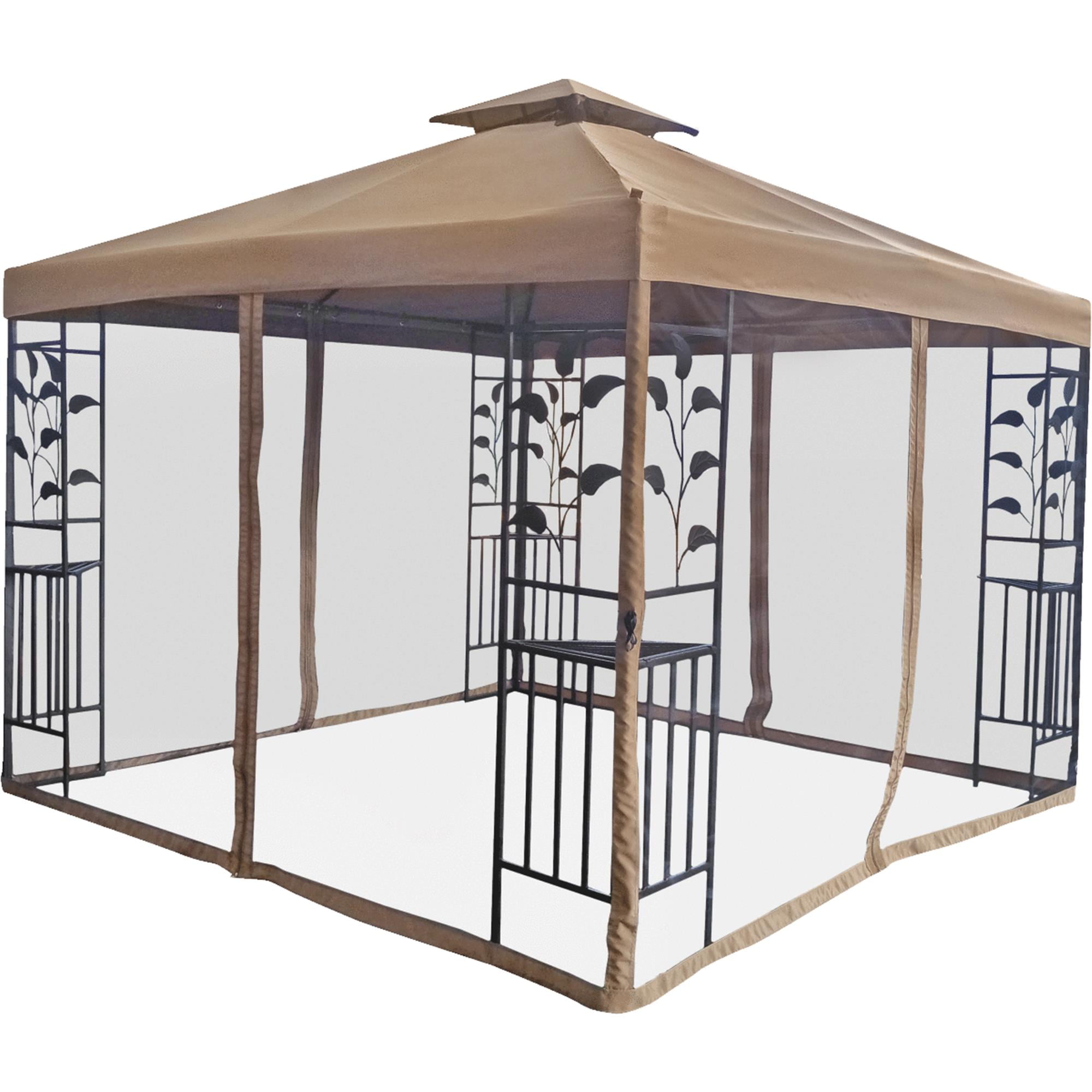 Outdoor Expressions 10'X10' Steel Gazebo - Walmart.com - Walmart.com