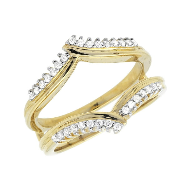Jewelry Unlimited - 14k Yellow Gold Diamond Engagement Wedding Jacket ...