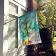 thumbnail image 2 of Caroline's Treasures BB9317CHF Silver Fantail Pigeon Christmas Flag Canvas House Size , Large, multicolor, 2 of 4