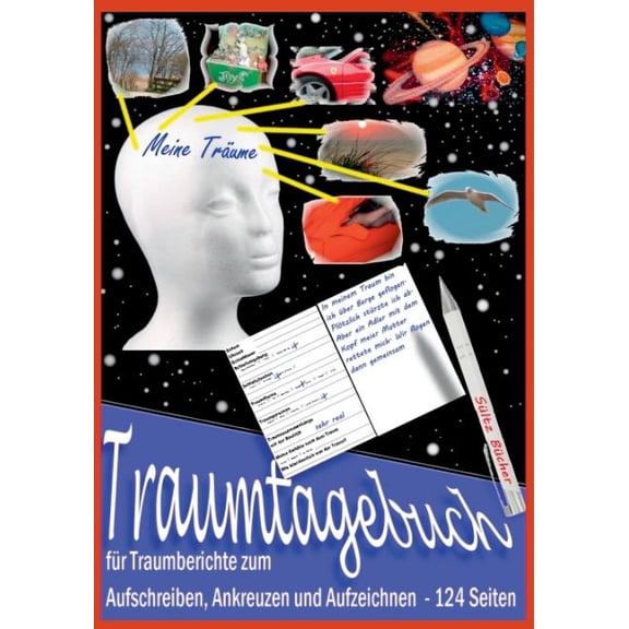 Traumtagebuch für Traumberichte zum Aufschreiben, Ankreuzen und Aufzeichnen, (Paperback)