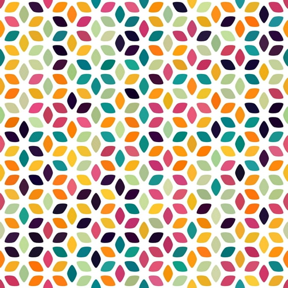 MuralsPrint Geometrical Rhombus Peel and Stick Wallpaper, Removable Wallpaper 10'L x 24''W