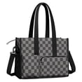 thumbnail image 2 of Utility Tote Bag for Women with 11 Pockets, Boho Teacher Tote with Top Zipper Closure & Thick Bottom Support, Waterproof Beach Bag Work Laptop Bag for Teachers, Students, Artist, Nurse Purse, 2 of 5
