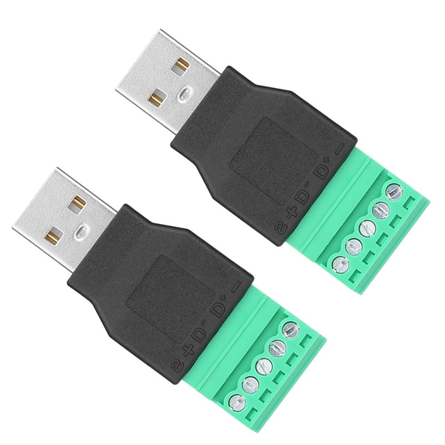 Easy To Install Electrical Connectors Assortment Kit USB Terminal Connector, Terminal Plug, Durable For The Equipment With USB Interface Ports Daily Use