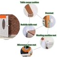 thumbnail image 3 of Door Stopper Wall Protector, 6 PCS Silicone Door Stop, Door Handle Bumper, Door Stops Wall Protectors with Self Adhesive 3M Sticker for Protecting Wall (6pieces 1.57"), 3 of 5
