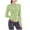 Green, variant on Women's Yoga Hoodies Lightweight Stretchy Workout Coats Full Zip Running Track Jacket with Thumb Holes
