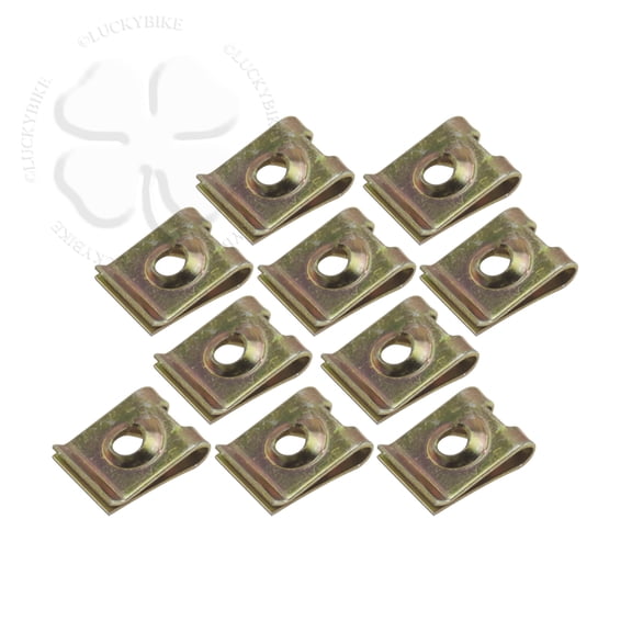 10x U Nut Fairing Clip M3 Universal GSXR CBR Clamp M3 for Machine Screws