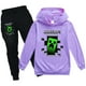 thumbnail image 1 of Minecraft sudadera infantil confeccionada con capucha + pantalón conjunto de 2 piezas PH2088A, 1 of 1
