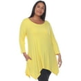 thumbnail image 2 of White Mark Tunique Makayla pour Femmes à Manches 3/4, 2 of 5
