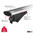 thumbnail image 6 of 2019-2025 Audi Q3 2.gen Roof Rack Cross Bars Silver, 6 of 7