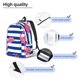 thumbnail image 3 of Easygdp Flamingo Mochila de Lona Resistente para Laptop, Compatible con Laptops de 15 a 17 pulgadas, Ideal para Escuela, Trabajo y Viajes-Medium, 3 of 5