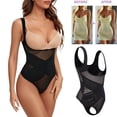 thumbnail image 2 of Ropa interior de malla traje de tangas para mujer, moldeador de cuerpo completo sin costuras, cintura delgada, Control de barriga, corsé plano debajo del busto, 2 of 4
