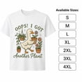 thumbnail image 2 of Oops I Got Another Plant Funny Duck Graphic T-Shirt | Plant Lover Gardening Tee | Unisex Gift for Gardeners, 2 of 9