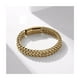thumbnail image 4 of Esclava Oro Dos 23 cm Filas De Acero Magnética Hebilla Para Hombre, 4 of 4