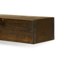 thumbnail image 2 of Modern Farmhouse 60 in. Dark Chocolate Mantel, 2 of 2