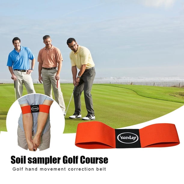 Cinturón de corrección de postura de mano de golf Ayudas para entrenamiento de golf Bandas de corrección de alineación de movimiento de postura de brazo de golf elástico Barbie Nuevos Originales