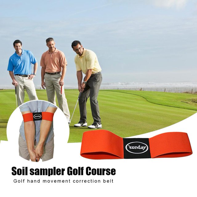 Cinturón de corrección de postura de mano de golf Ayudas para entrenamiento de golf Bandas de corrección de alineación de movimiento de postura de brazo de golf elástico Barbie Nuevos Originales