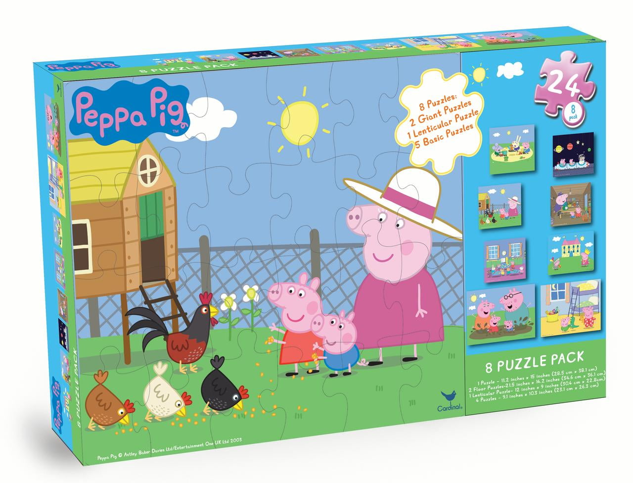 NUOVO Peppa Pig Puzzle & Build 3D Puzzle 