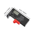 thumbnail image 2 of 1Pack Black Battery Tester For Batteries 6.29X4.32X0.98 Inch Battery Capacity Testing, 2 of 5