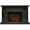 Black Coffee, variant on Cambridge Sorrento Electric Fireplace Heater with 47" Entertainment Stand and Charred Log Display