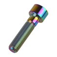 thumbnail image 2 of Wanyifa Titanium Ti M8 x15 20 25 30 35 40 45 50 60 70m 1.25mm Pitch Hex Allen Socket Head Bolt Screws,M8x40mm,Rainbow,4 Pcs, 2 of 5