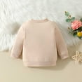 thumbnail image 4 of Annhoo Toddler Baby Girl Clothes Lace Ruffle Long Sleeve Crew Neck Pullovers Casual Infant Newborn Sweatshirt 3-18 Months, 4 of 7