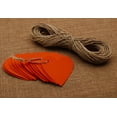 thumbnail image 2 of 100 Pcs Heart Shape Blank Cardstock Tags Bonbonniere Wedding Favor Gift Tag with Free Natural Jute Twine - Colors Available, 2 of 5