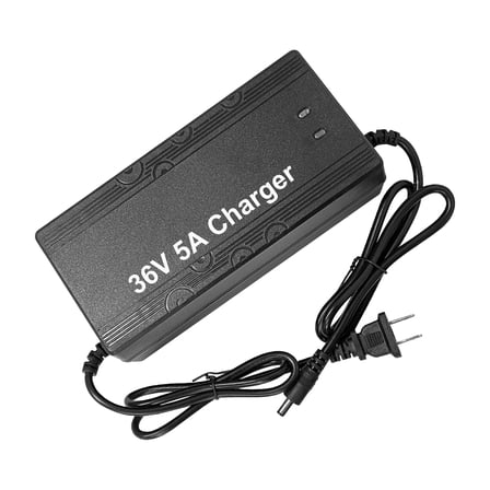 42V 5A Fast Charger 5.5mmx2.1mm DC Plug for 36V Electric Bike Battery