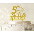 thumbnail image 1 of Happy Birthday Cake Topper Csutom Name Glitter Cake Topper Cake Decoration Color Option Available 6-7 Inches Wide, 1 of 1