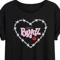 thumbnail image 3 of Bratz - Bratz Original Logo - Barbed Wire Heart - Women's Oversized T-Shirt, 3 of 5