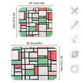 thumbnail image 4 of Yayeee Dish Drying Mat for Kitchen Counter 16"x18" Microfiber Absorbent Pad, Red Abstract Geometric, 4 of 7