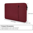 thumbnail image 2 of KOMI CaseBuy MacBook Pro 16 inch Sleeve Protective Case for 16-inch New MacBook Pro M3/M2/M1 Chip A2991 A2780 A2485 A2141 2024-2019, Water-Resistant Laptop MacBook Bag with Accessory Pocket, 2 of 7