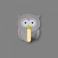 thumbnail image 6 of 4PCS Backpack Hooks for Wall, Owl Pattern Powful Adhesive Decorative Wall Hooks, Crystal-Like Surface Wall Hooks Without Nails, Cute Animal Wall Hooks for Kids, 6 of 6