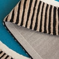 thumbnail image 6 of SAFAVIEH Fifth Avenue Clotilda Bordered Area Rug, Blue/Black, 5' x 8' Oval, 6 of 8