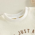 thumbnail image 4 of Unisex Baby Onsies Solid Baby Bodysuit Romper for 6-12 Months Infant Newborn Girl Boy Romper Shirts Infant Baby Summer Clothes Letter Embroidery Short Sleeve Bodysuit Tops, 4 of 7