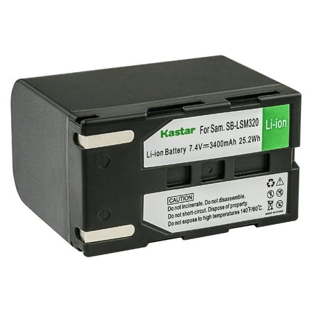 Image of Kastar SB-LSM320 Battery 1-Pack Replacement for Samsung VM-DC560K SC-D263 SC-D351 SC-D352 SC-D353 SC-D354 SC-D355 SC-D357 SC-D362 SC-D363 SC-D364 SC-D365 SC-D366 SC-D371 Camera