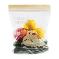 thumbnail image 2 of YAOMOBB Sac Alimentaire Résistant aux Basses Températures Épaissi Réutilisable Transparent de Qualité Alimentaire avec Fermeture Éclair pour Fruits Légumes Lavable au Lave-Vaisselle, 2 of 6