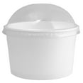 thumbnail image 3 of UNIQ 6  8 oz Clear Dome Ice Cream Cup Lids - 1000/Case, 3 of 8