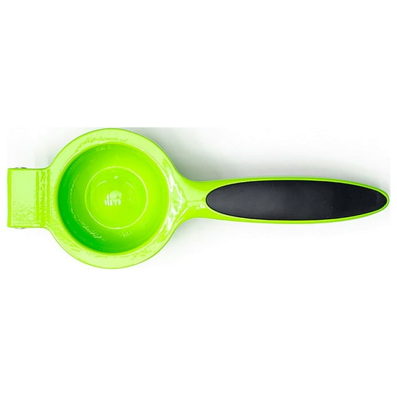 Mainstays Heavy Duty Diecast Lime Green Manual Juicer and Squeezer with Comfort Grips Handles.