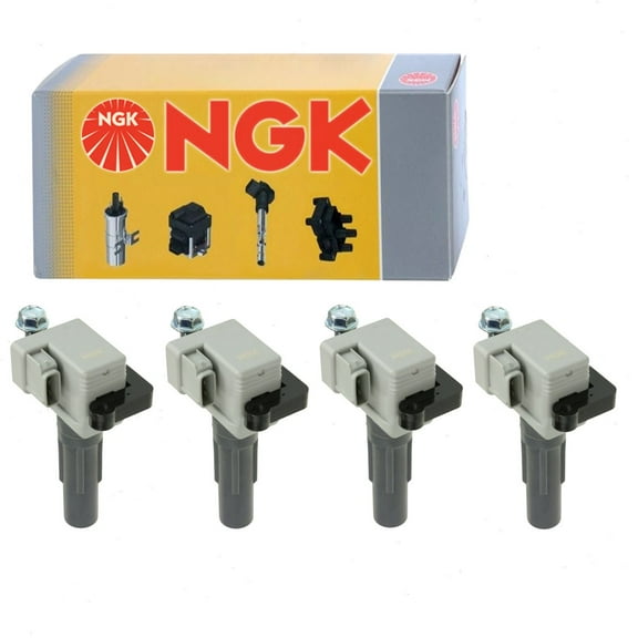 4 pc NGK Ignition Coils compatible with Subaru Legacy 2.5L H4 2004-2009