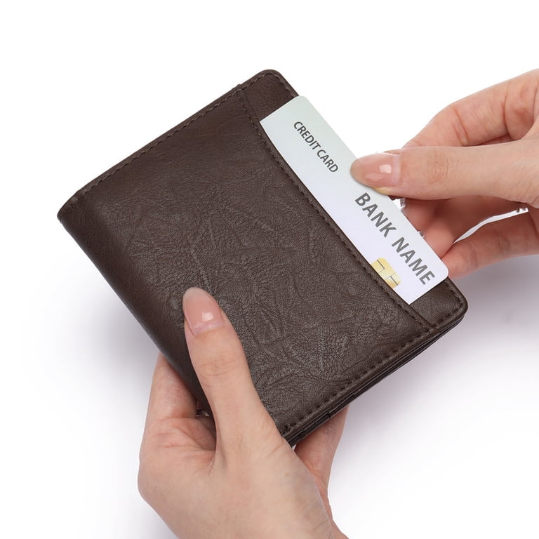 GAEKEAO Men's Slim Bifold Leather Wallet, RFID Blocking photo 2
